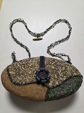 Vintage Mary Francis beaded evening bag